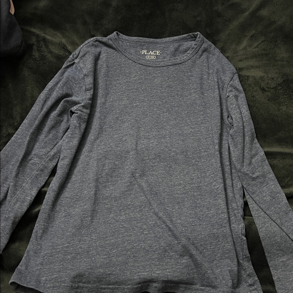 The Children's Place Charcoal Long Sleeve Tee